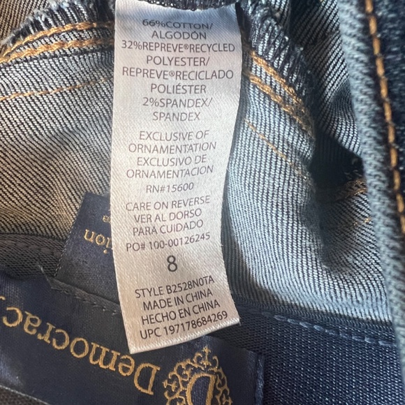 Democracy "Ab Solution" Wide Leg Jean Size 8 - Picture 6 of 9